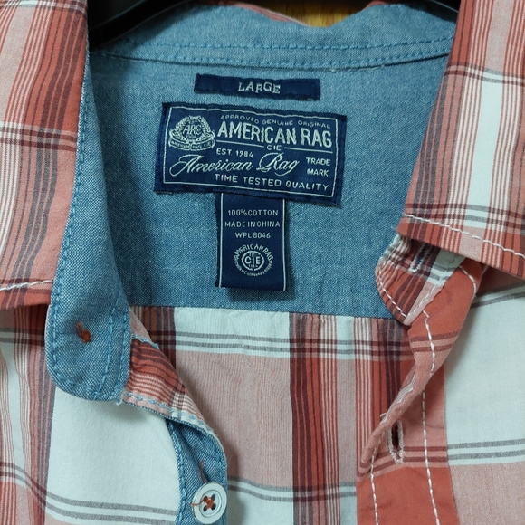 Men's American Rag Long Sleeve Button Down Shirt Size Large - Picture 2 of 5
